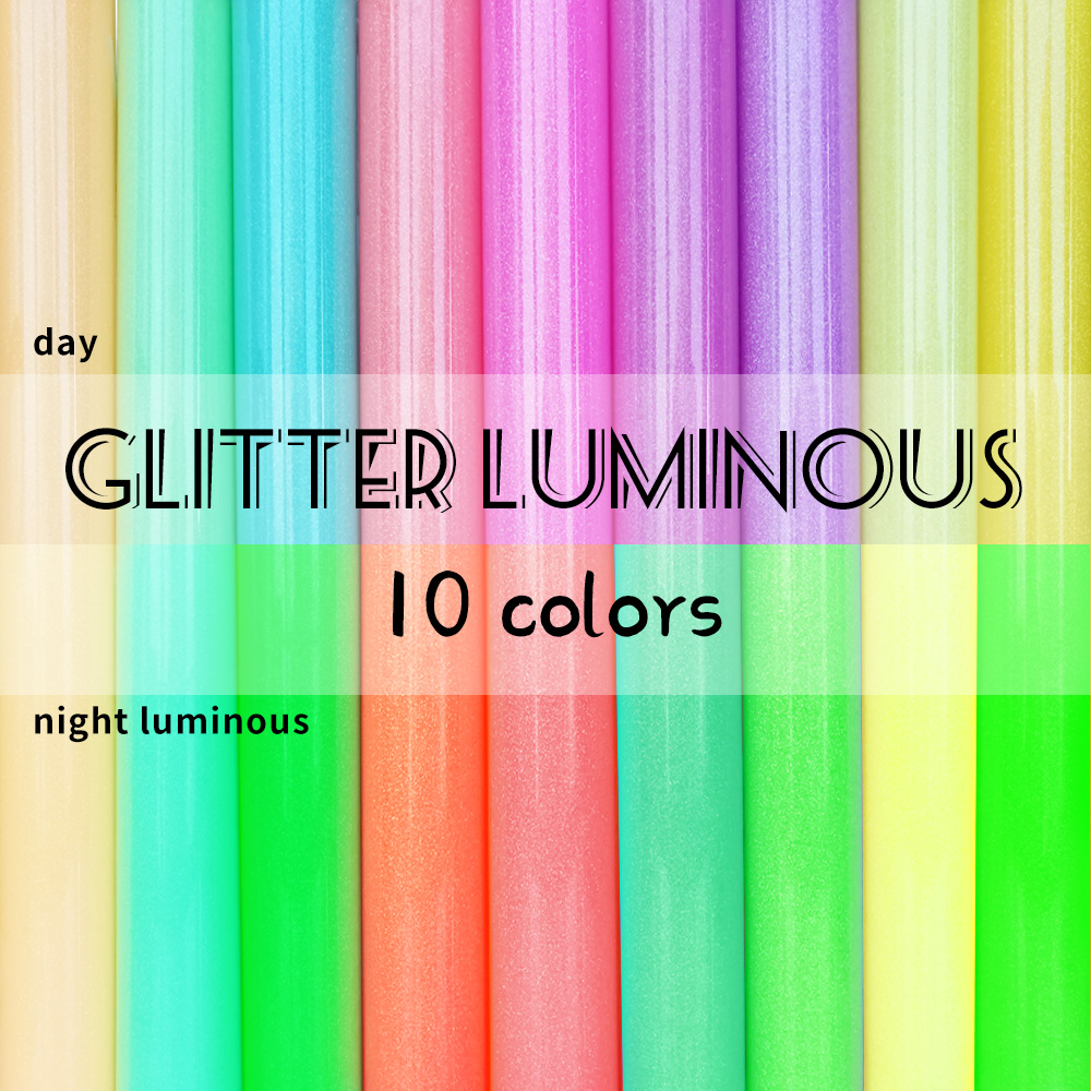 Heat Transfer Vinyl Glow In Th - Glitter Vinyl Roll 评论和价格