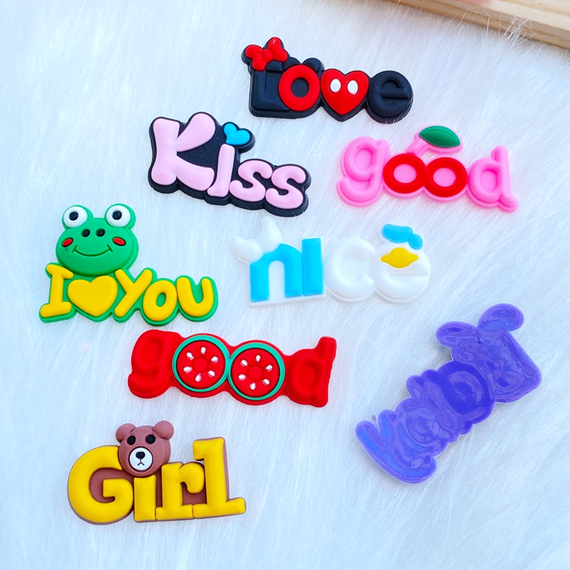 20pcs New Mini Lovely Letters  - Embellishment Glue Craft 评论和价格