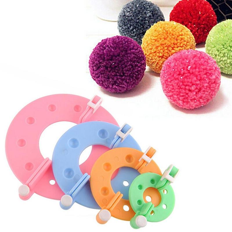 8Pcs 4 Sizes Plastic Pompom Ma - Pom Pom Maker Tool 评论和价格
