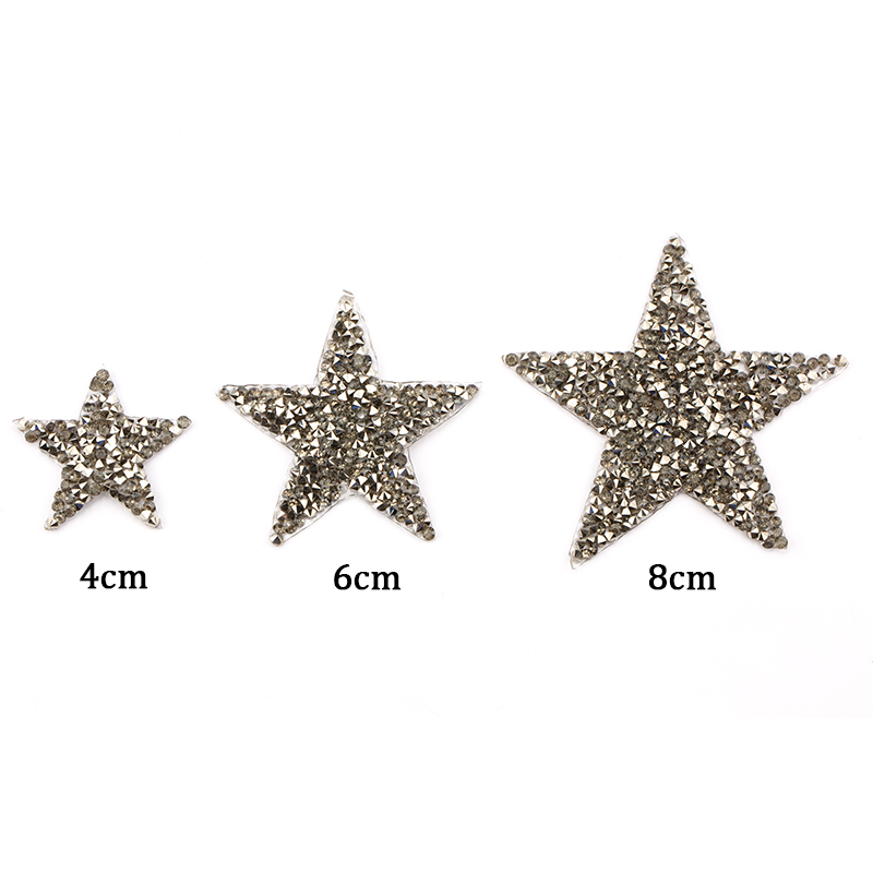 4/6/8cm Hotfix Jet Hematite St - Hotfix Rhinestone Sheet 评论和价格