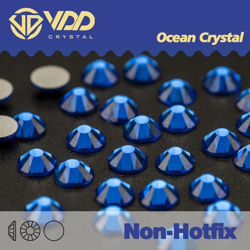 VDD 029 Capri Blue  Rhinestone - Hotfix Rhinestone Sheet 评论和价格
