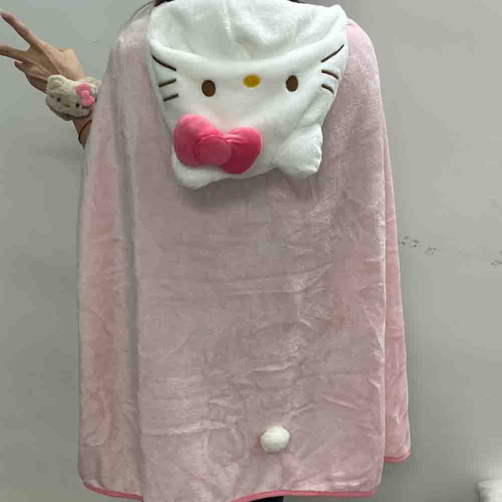 Cute Hellokitty Cloak Shawl Ai - Embellish Knit 评论和价格