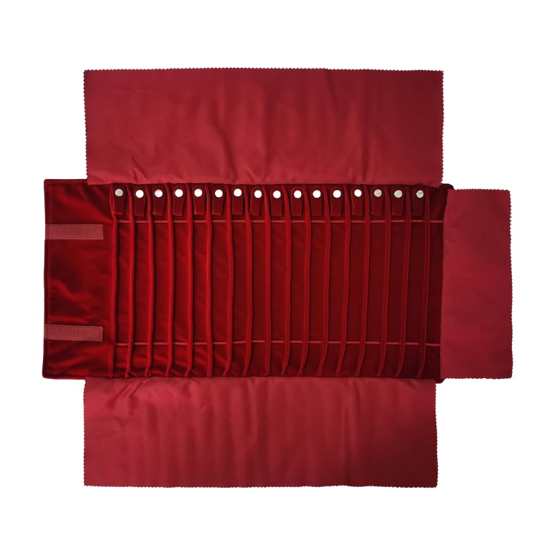 Travel Jewelry Organizer Case  - Velvet Ribbon Roll 评论和价格