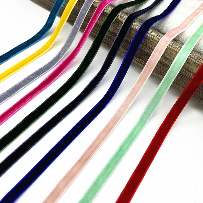 6-38mm Velvet Ribbon Wedding P - Velvet Ribbon Roll 评论和价格