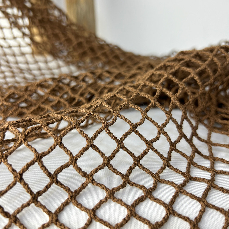 Cotton Linen Fish Net Fabric L - Crystal Mesh Fabric 评论和价格