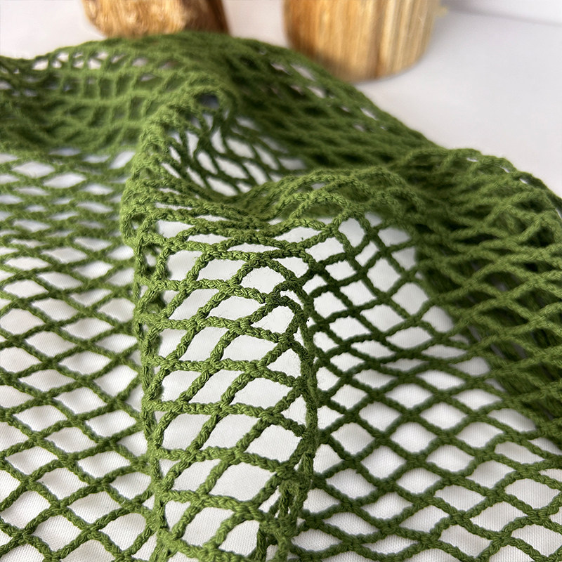 Cotton Linen Fish Net Fabric L - Crystal Mesh Fabric 评论和价格