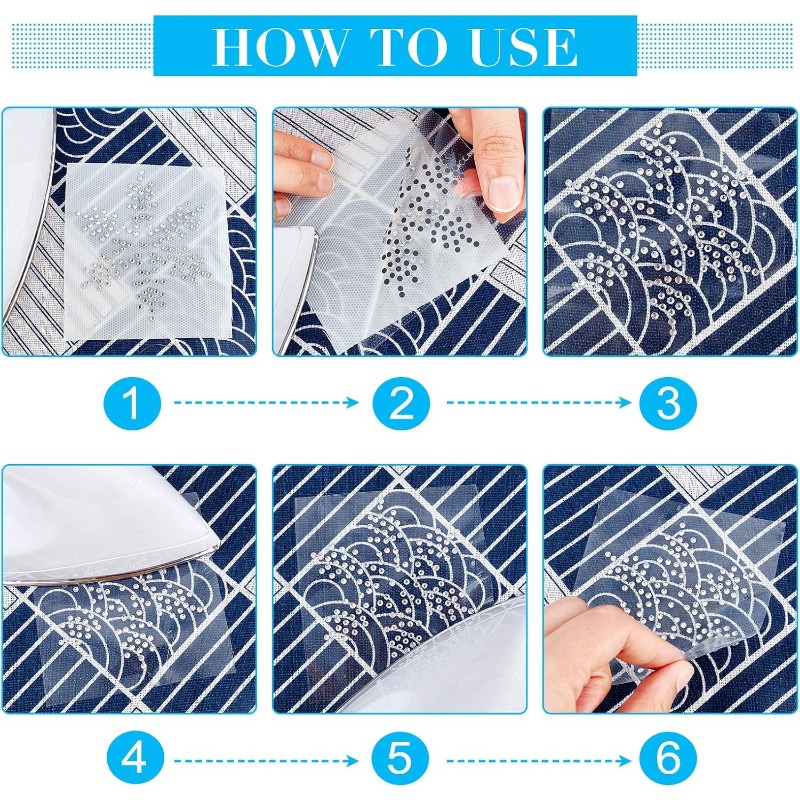 2 Sheet Snowflake Iron on Rhin - Hotfix Rhinestone Sheet 评论和价格