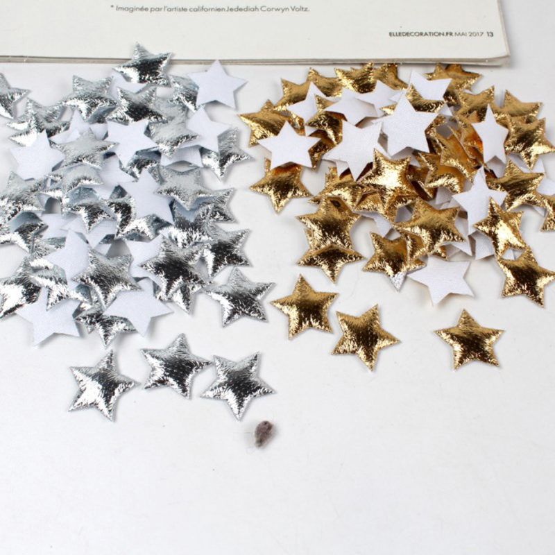 100Pcs Gold/Silver Stars For C - Embellishments For Scrapbooking 评论和价格